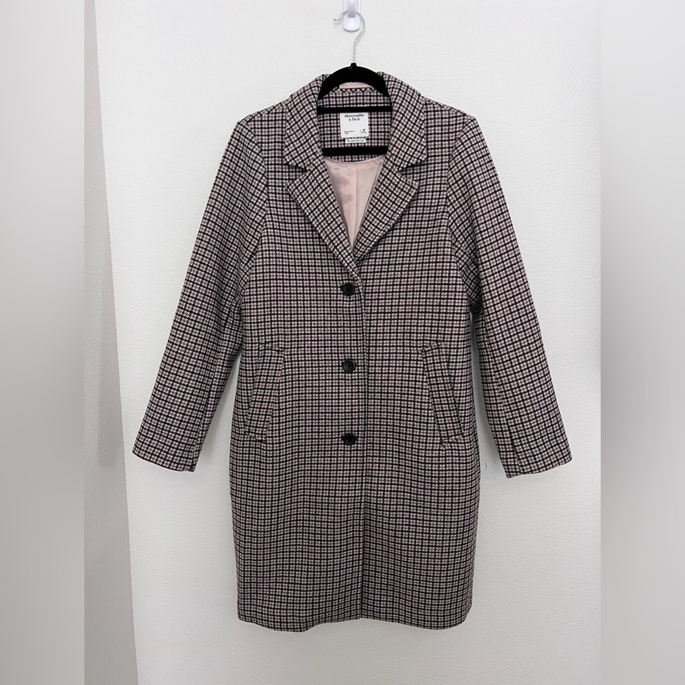 Abercrombie and Fitch Wool Blend Dad Coat